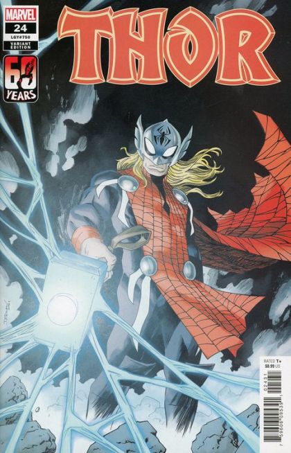 Thor, Vol. 6 #24C (Declan Shalvey Spider-Man Cover) Cover