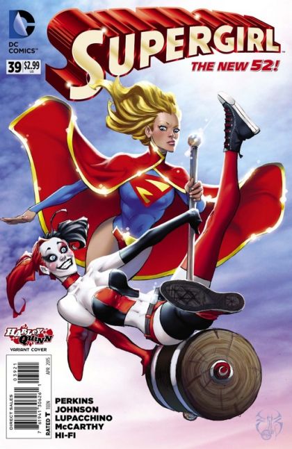 Supergirl, Vol. 6 #39B (Harley Quinn Variant) Cover