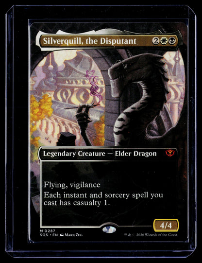 Silverquill, the Disputant (Borderless) M Secrets of Strixhaven 287 NM