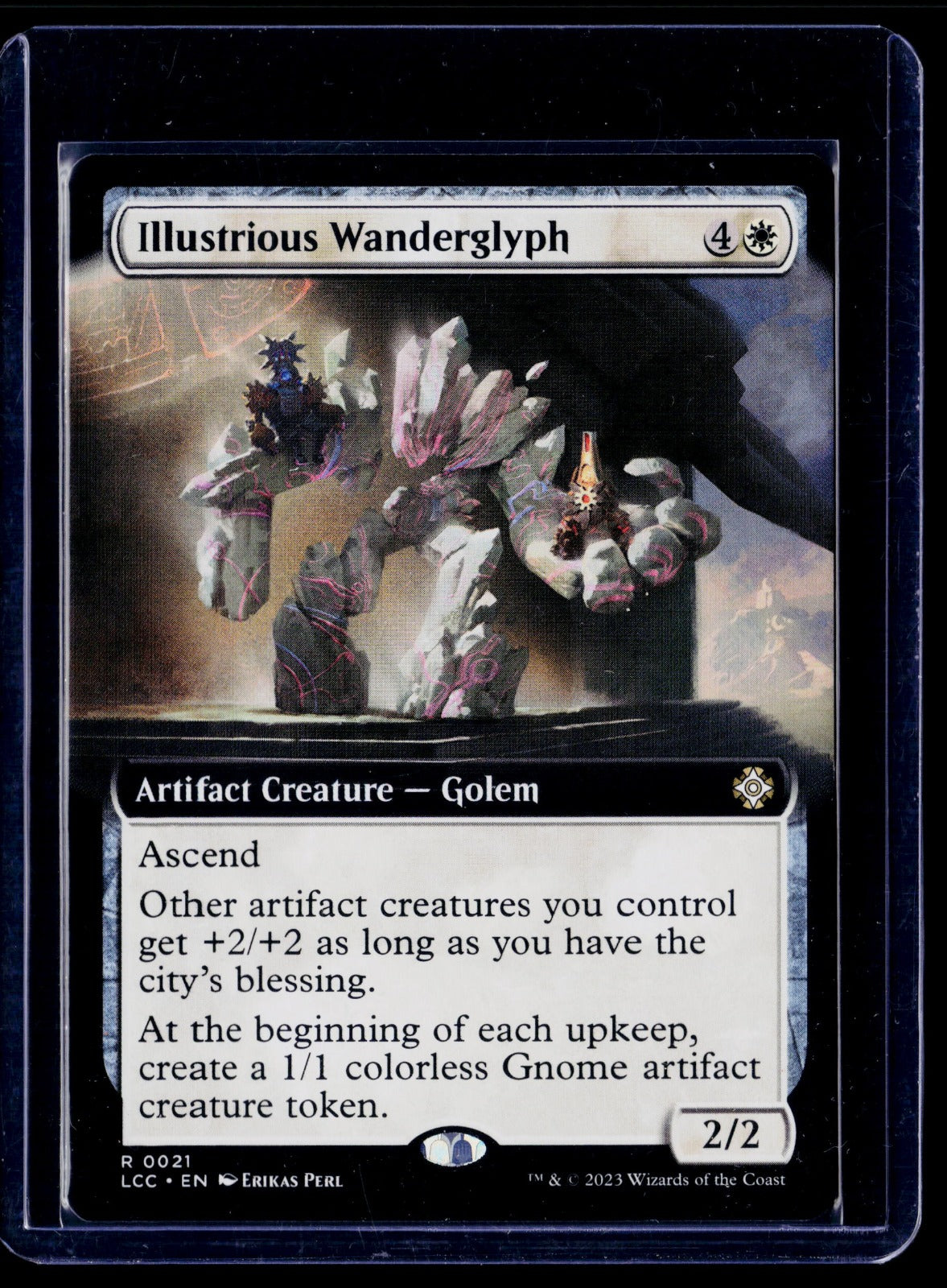 Illustrious Wanderglyph (Extended Art)The Lost Caverns of Ixalan 21 NM