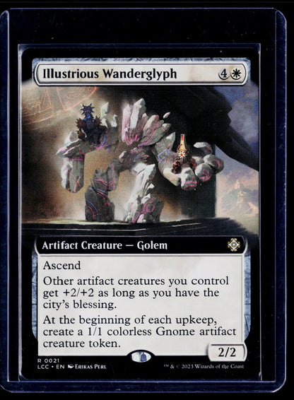 Illustrious Wanderglyph (Extended Art)The Lost Caverns of Ixalan 21 NM