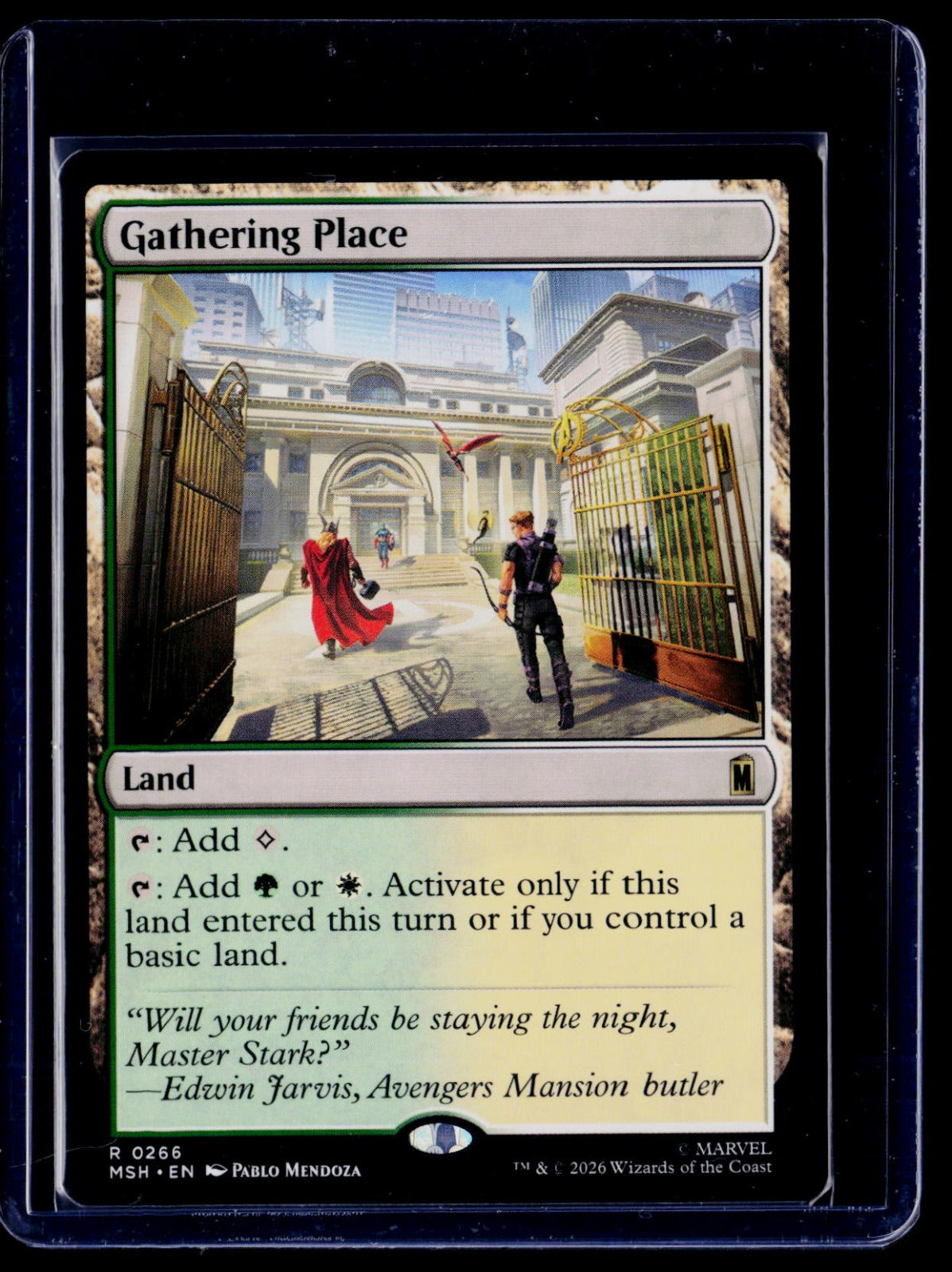 Gathering Place R Marvel Super Heroes 266 NM
