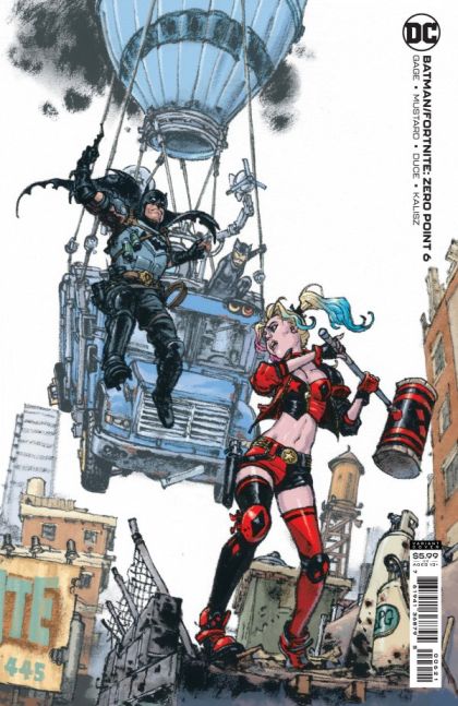 Batman / Fortnite: Zero Point #6B (Kim Jung Gi Variant) Cover