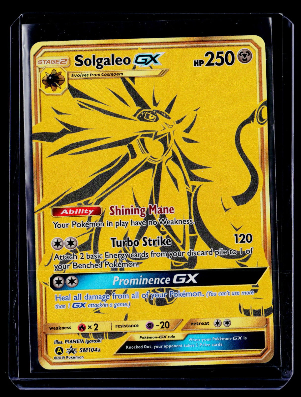 Solgaleo GX Holo Promo SM Promos SM104a NM