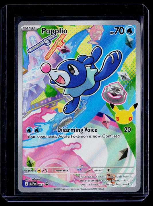 Popplio Holo Promo ME: Mega Evolution Promo 045 NM