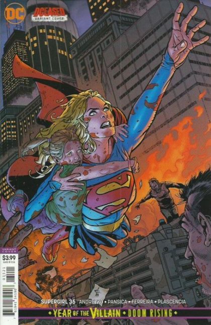 Supergirl, Vol. 7 #35B (Drew Johnson DCeased Variant) Cover