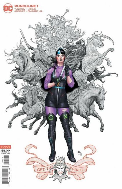 Punchline (DC Comics) #1B (Variant Frank Cho Card Stock Cover) Cover