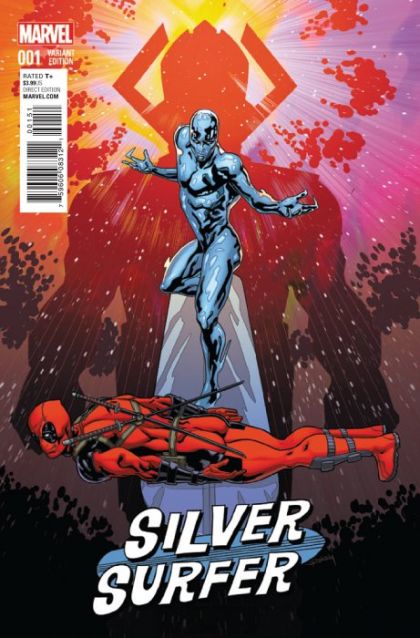 Silver Surfer, Vol. 8 #1E (Will Sliney Deadpool Variant) Cover