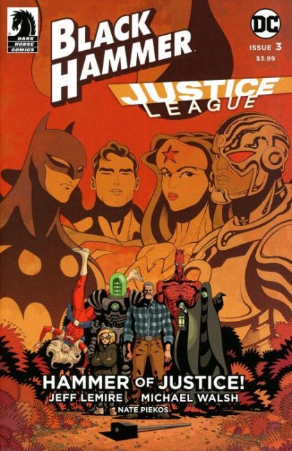 Black Hammer / Justice League #3E (Tradd Moore Variant) Cover
