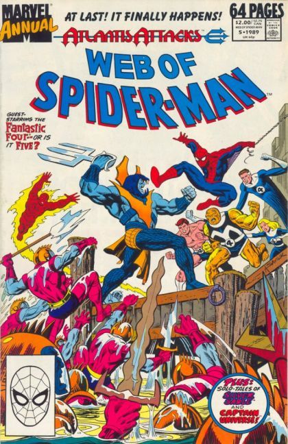 Web of Spider-Man, Vol. 1 Annual #5A (Direct Edition) Cover