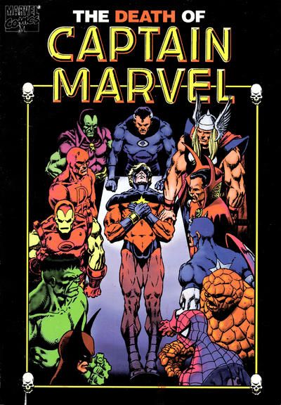 The Death of Captain Marvel HC / TP #TP-A-A (Direct Edition) Cover