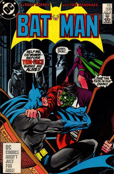 Batman, Vol. 1 #398E (2nd Printing - DC Comics Aren't Just for Kids!) Cover