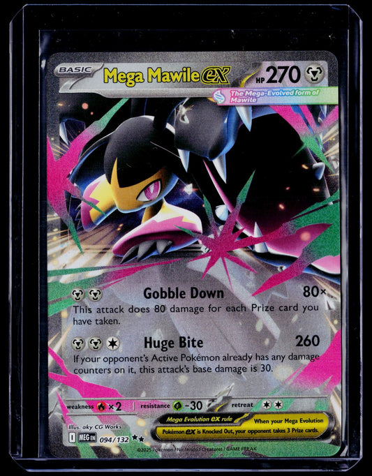 Mega Mawile ex Holo Double Rare ME01: Mega Evolution 094/132 NM