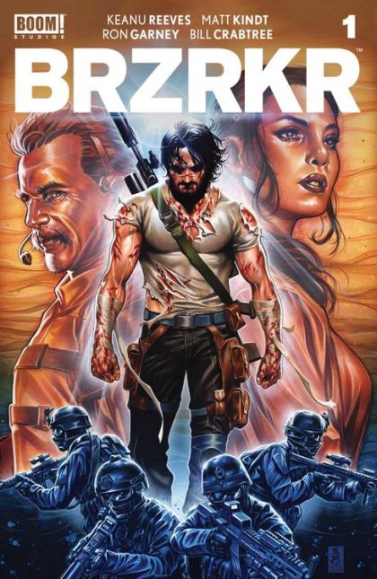 BRZRKR #1D (Mark Brooks Foil Variant) Cover