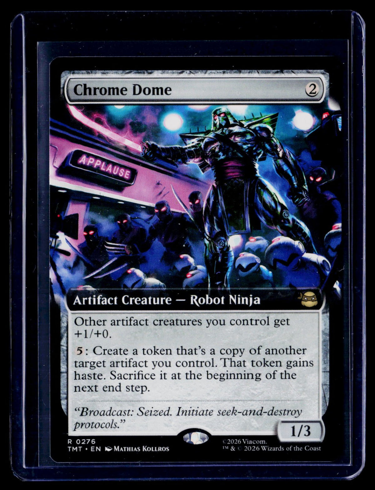 Chrome Dome (Extended Art) R Teenage Mutant Ninja Turtles 276 NM