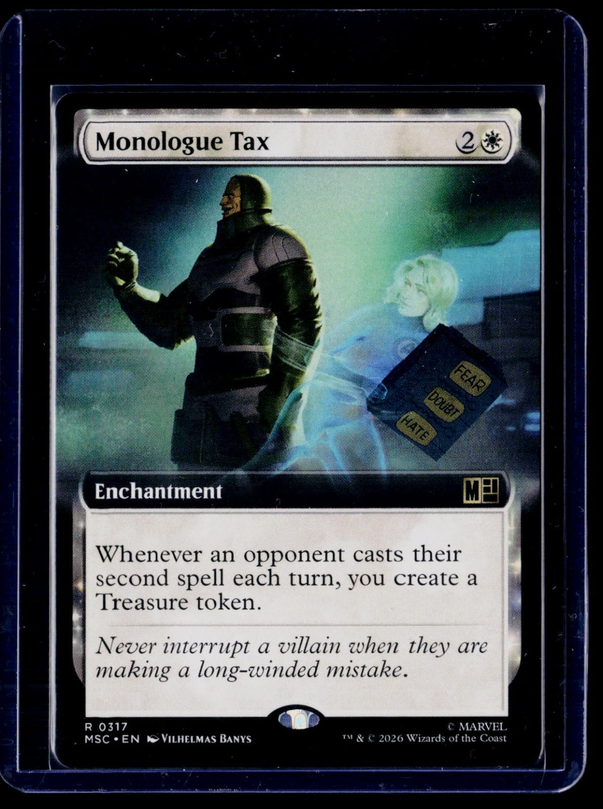 Monologue Tax (Extended Art) R Commander: Marvel Super Heroes 317 NM