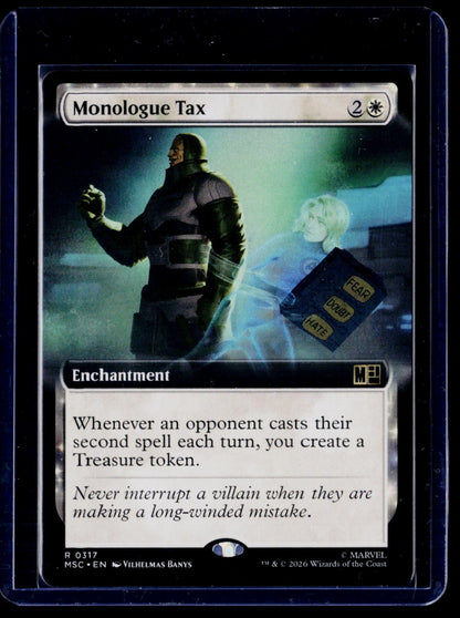 Monologue Tax (Extended Art) R Commander: Marvel Super Heroes 317 NM