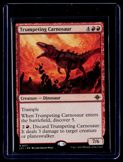 Trumpeting Carnosaur R The Lost Caverns of Ixalan 171 NM