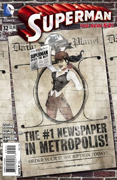 Superman, Vol. 3 #32B (Bombshell Variant Cover) Cover
