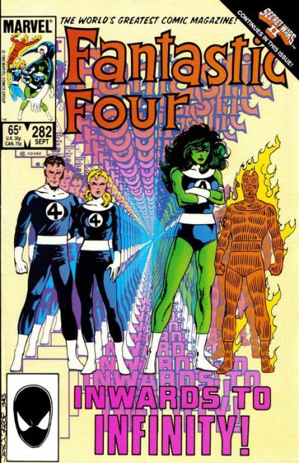 Fantastic Four, Vol. 1 #282A (Direct Edition) Cover