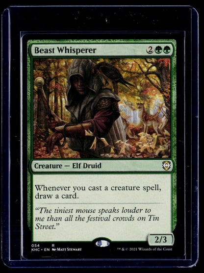 Beast Whisperer R Commander: Kaldheim 54 NM