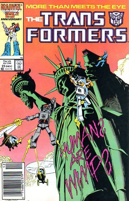 Transformers (Marvel) #23B (Newsstand Edition) Cover