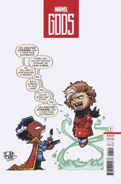 G.O.D.S. #1B (Skottie Young Variant) Cover