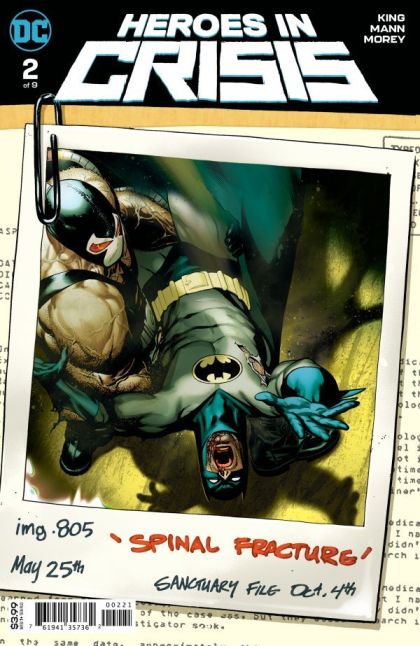 Heroes in Crisis #2B (Ryan Sook Variant) Cover