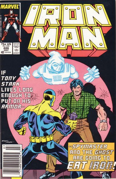 Iron Man, Vol. 1 #220B (Newsstand Edition) Cover