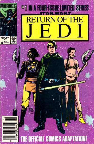 Star Wars: Return of the Jedi (Marvel) #1B (Newsstand Edition) Cover