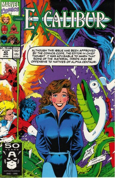 Excalibur, Vol. 1 #43A (Direct Edition) Cover