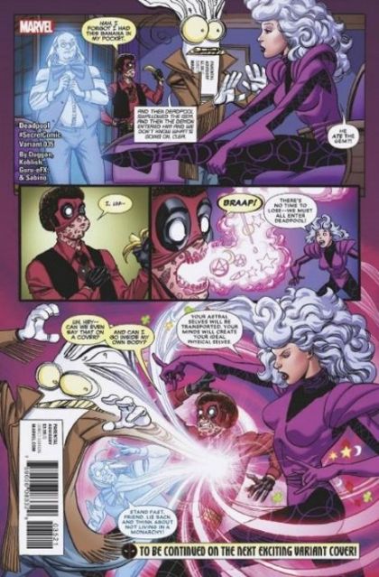 Deadpool, Vol. 5 #35B (Variant Scott Koblish Secret Comics Cover) Cover