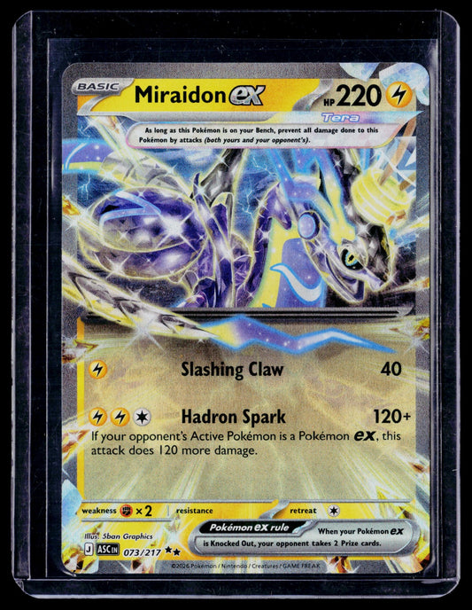 Miraidon ex Holo Double Rare ME: Ascended Heroes 073/217 NM