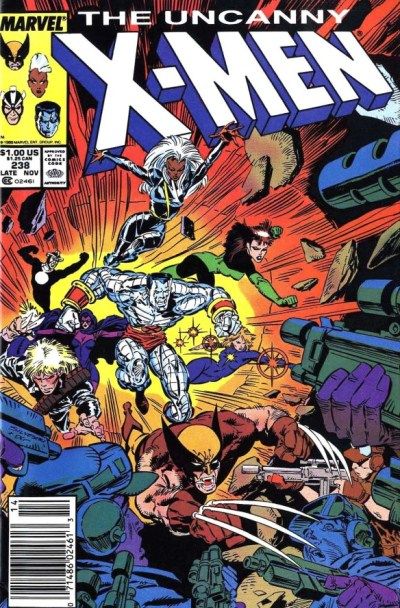 Uncanny X-Men, Vol. 1 #238B (Newsstand Edition) Cover