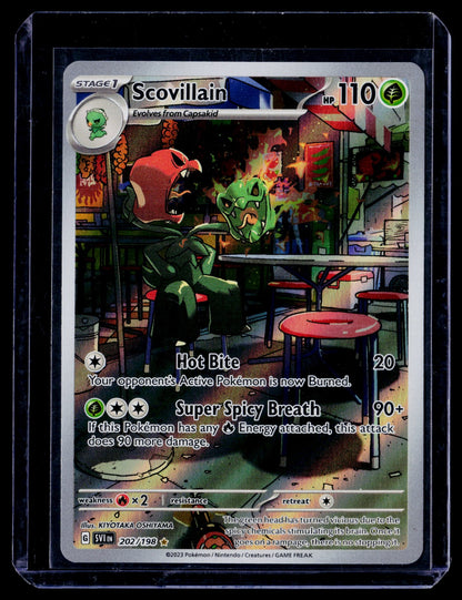 Scovillain Holo Illustration Rare SV01: Scarlet & Violet Base Set 202/198 NM