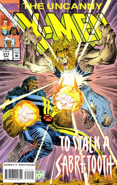 Uncanny X-Men, Vol. 1 #311A (Direct Edition) Cover