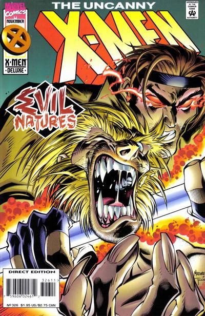 Uncanny X-Men, Vol. 1 #326A (Direct Deluxe Edition) Cover