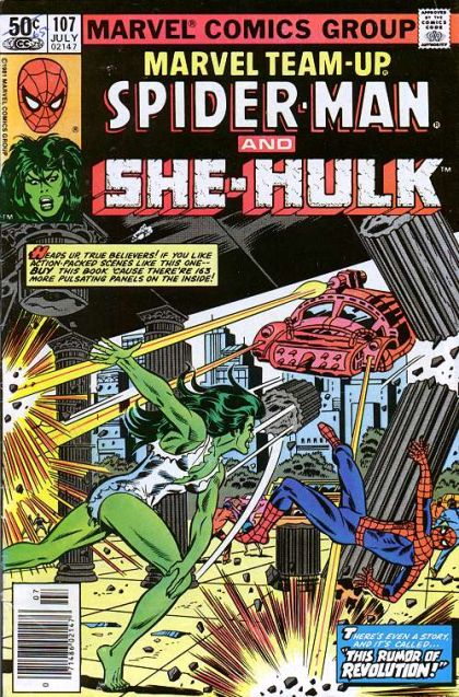 Marvel Team-Up, Vol. 1 #107B (Newsstand Edition) Cover