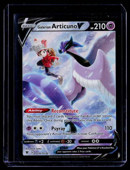 Galarian Articuno V Holo Ultra Rare SWSH10: Trainer Gallery TG16/TG30 NM