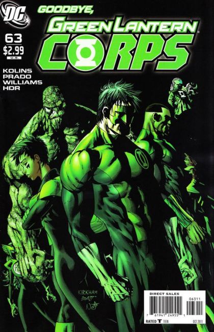 Green Lantern Corps, Vol. 1 #63A (Tyler Kirkham Regular) Cover