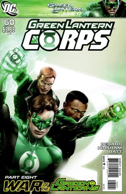 Green Lantern Corps, Vol. 1 #60B (Clayton Crain Incentive Variant (1:10)) Cover