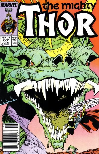 Thor, Vol. 1 #380B (Newsstand Edition) Cover
