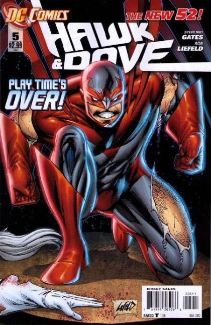 Hawk & Dove, Vol. 5 #5 (Rob Liefeld Regular) Cover