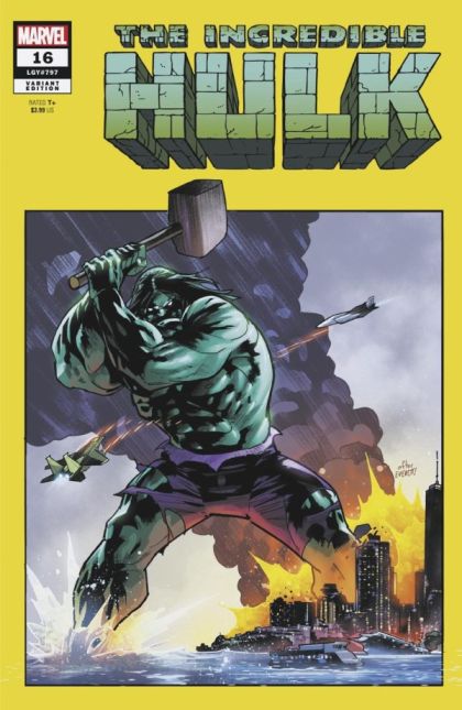 The Incredible Hulk, Vol. 4 #16D (Jan Bazaldúa Marvel 85th Anniversary Variant) Cover