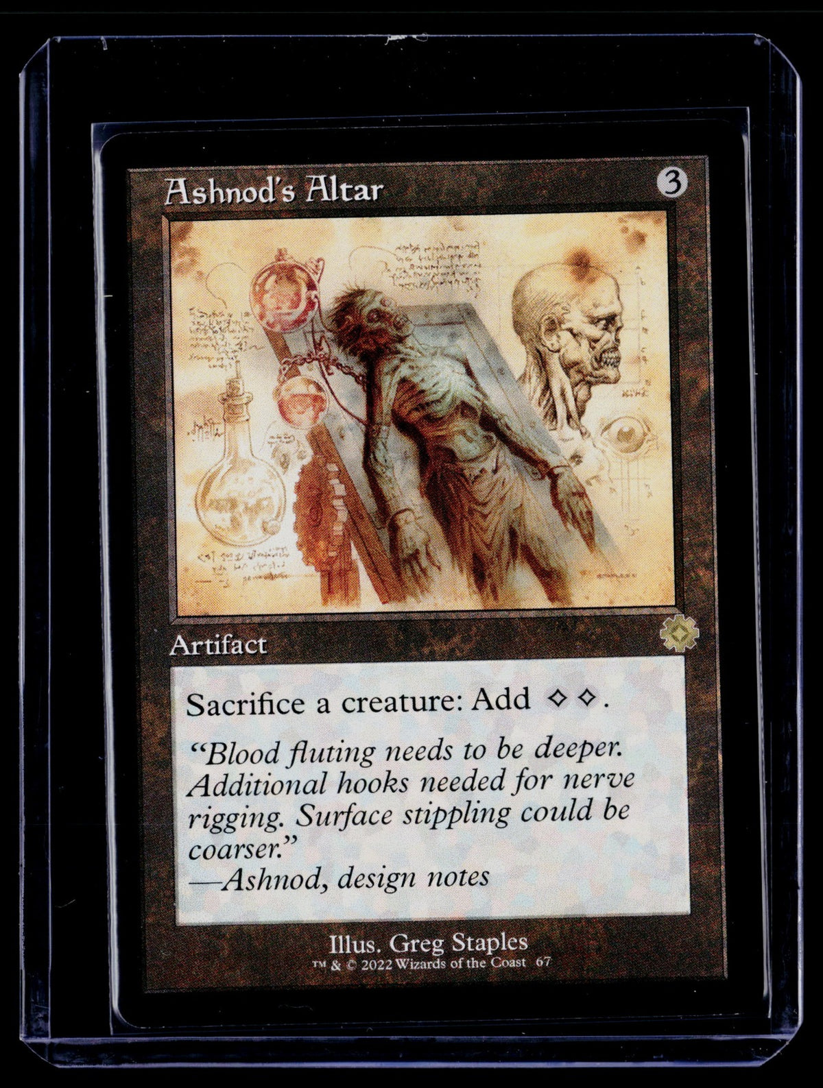 Ashnod's Altar (Schematic) R The Brothers' War: Retro Frame Artifacts 67 NM