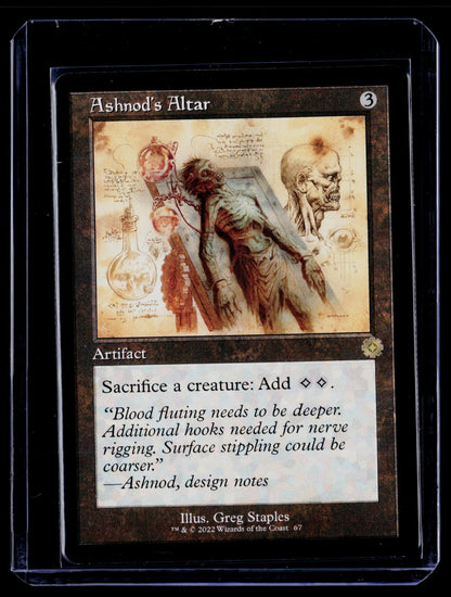 Ashnod's Altar (Schematic) R The Brothers' War: Retro Frame Artifacts 67 NM