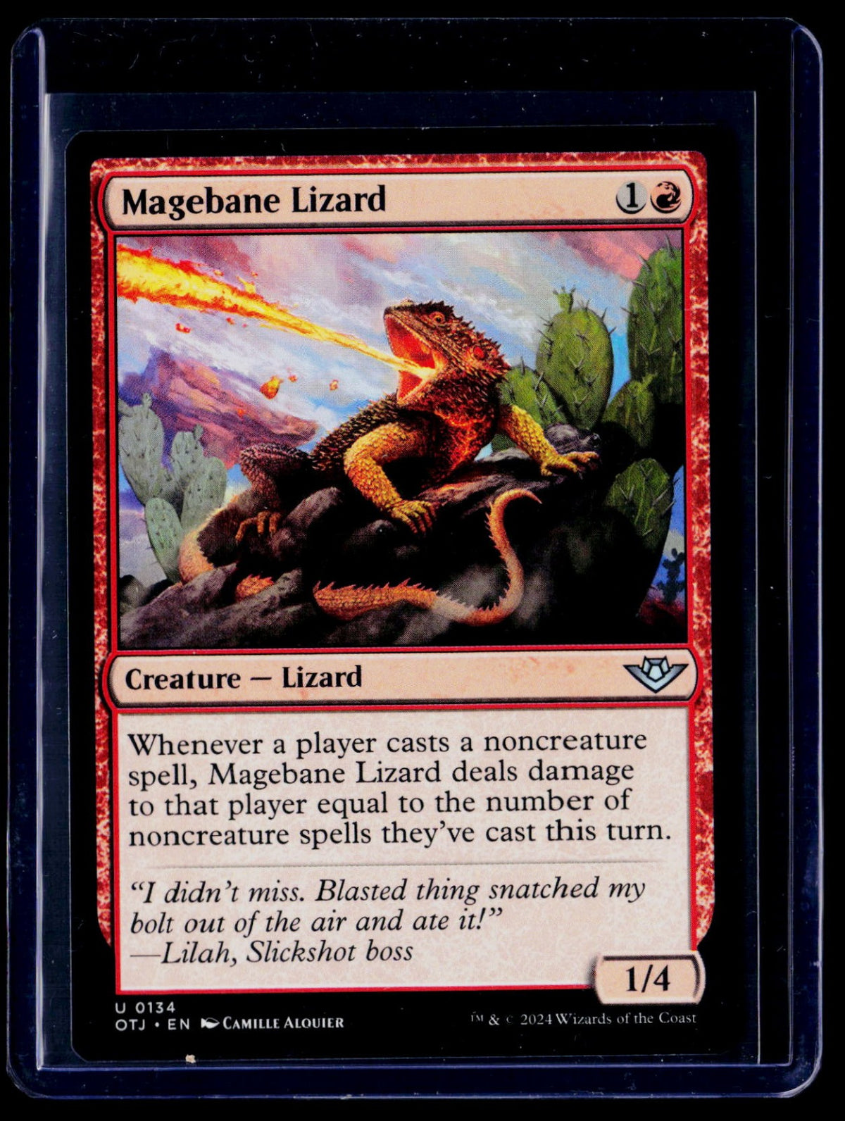 Magebane Lizard U Outlaws of Thunder Junction 134 NM