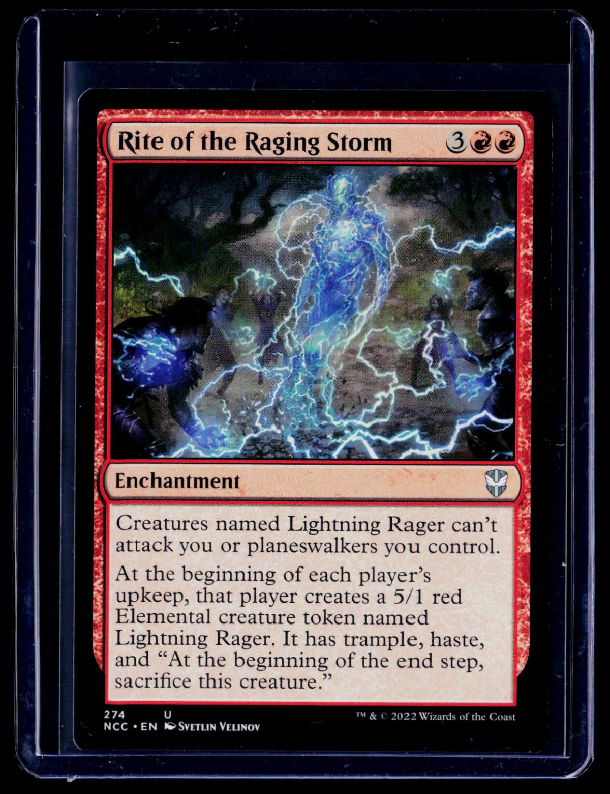 Rite of the Raging Storm U Commander: Streets of New Capenna 274 NM