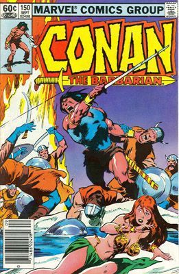 Conan the Barbarian, Vol. 1 #150B (Newsstand Edition) Cover