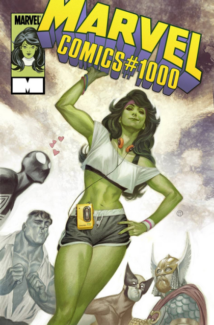 Marvel Comics (2019) #1000N (Julian Totino Tedesco 80's Variant) Cover